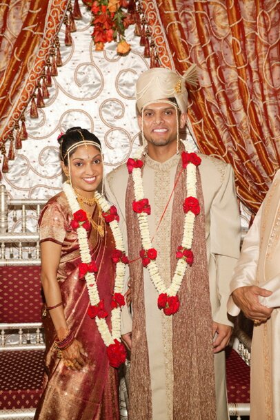 Indian bride & groom