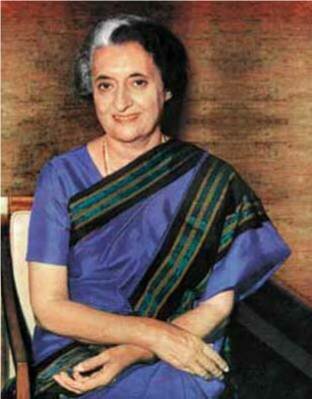 Late Prime Minister of India - Indira Gandhi